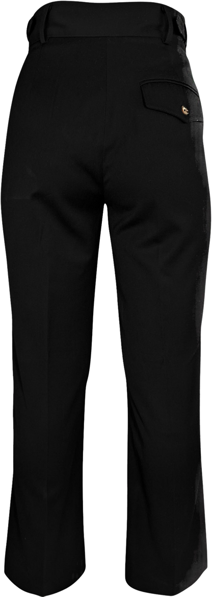 High Waisted Double Belt Trousers