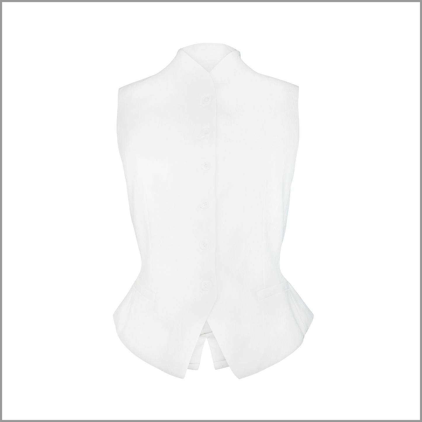 AM Office Vest - White