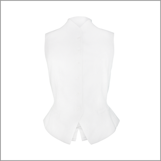 AM Office Vest - White