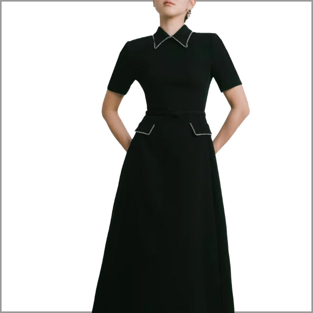 Black elegant dress for the Office