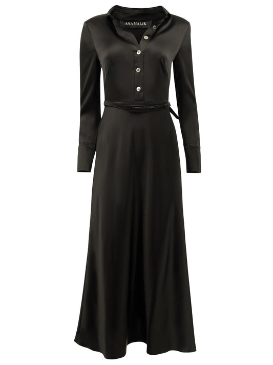 ANA MALIK Black Work Dress