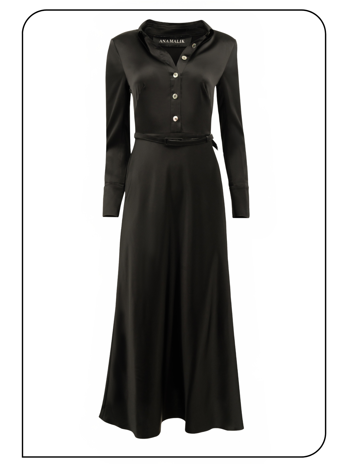 ANA MALIK Black Work Dress