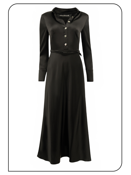 ANA MALIK Black Work Dress